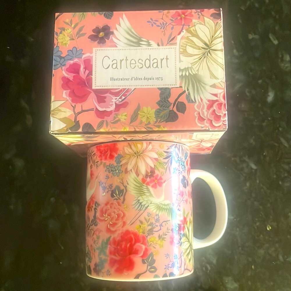 CARTESDART FRANCE IBIS PINK MUG